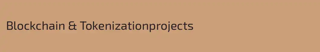Blockchain & Tokenizationprojects